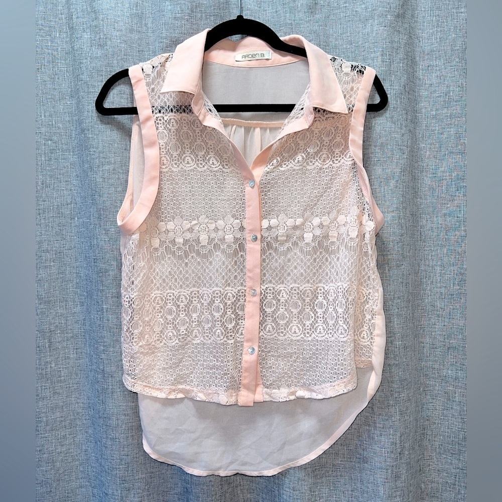 Arden B Sheer Top Medium